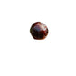 Overhead angle of Grade AA Garnet raw stone, from Minas Gerais, Brazil.