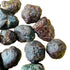 Detail of Garnet raw stone, showing natural variation.