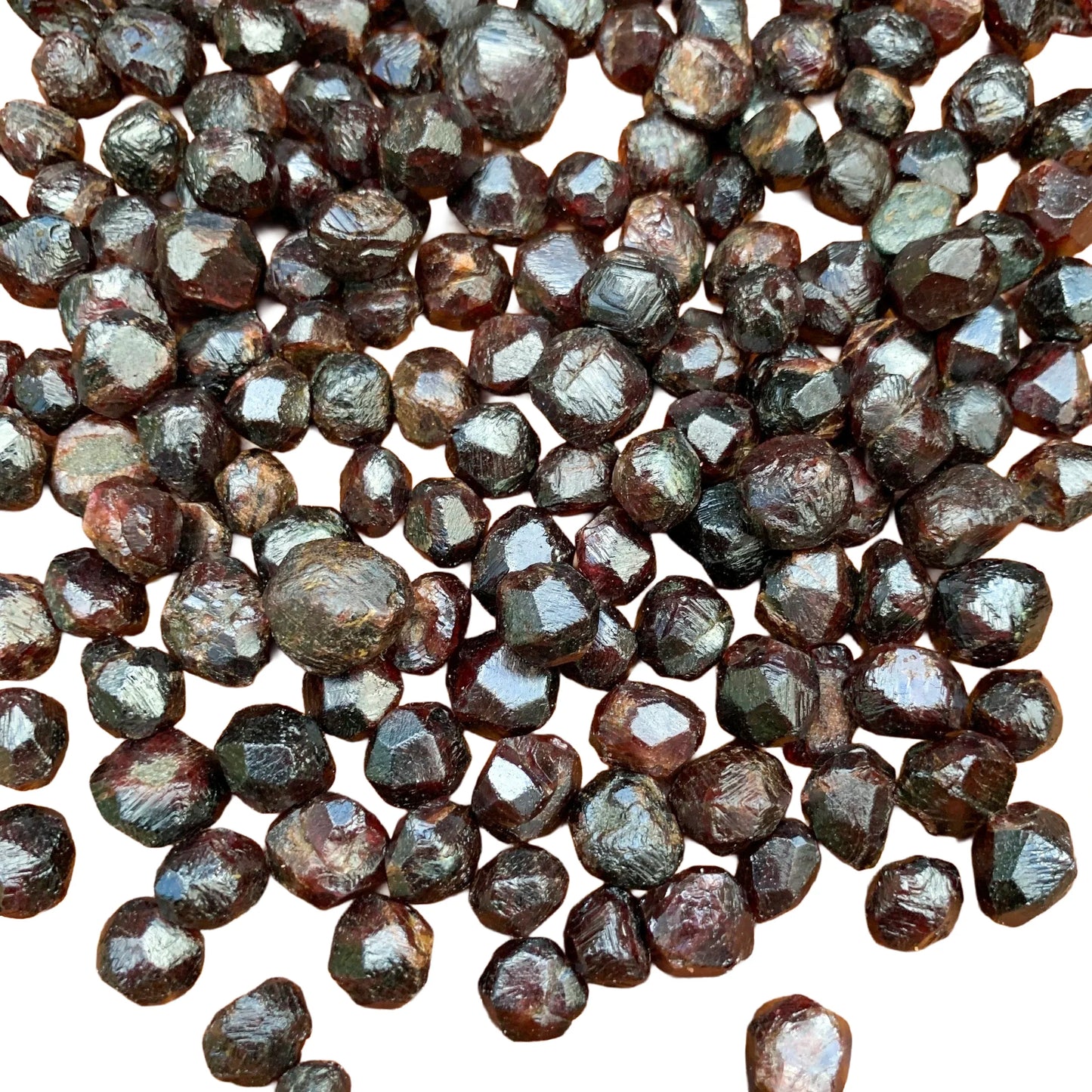 Full profile of Grade AA Garnet raw ready to ship from Beyond Bohemian