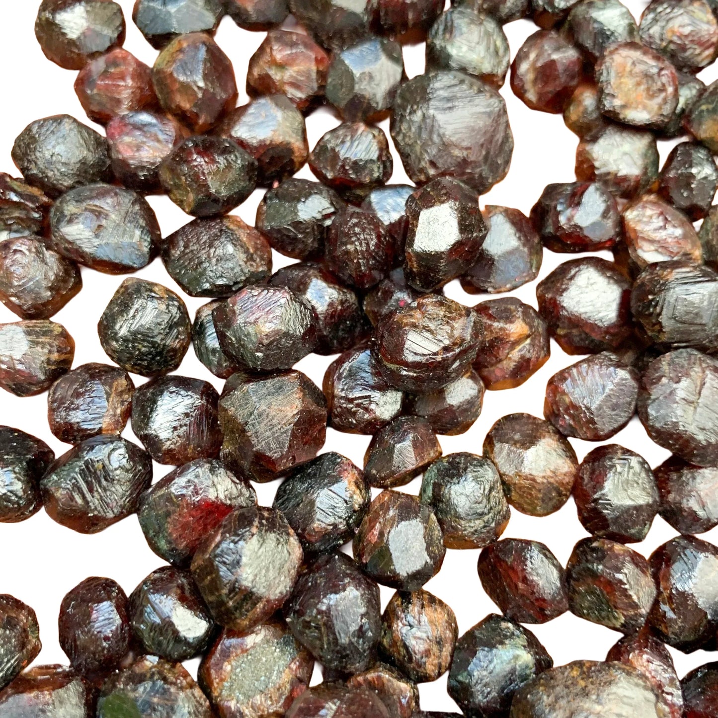 Full profile of Grade AA Garnet raw ready to ship from Beyond Bohemian