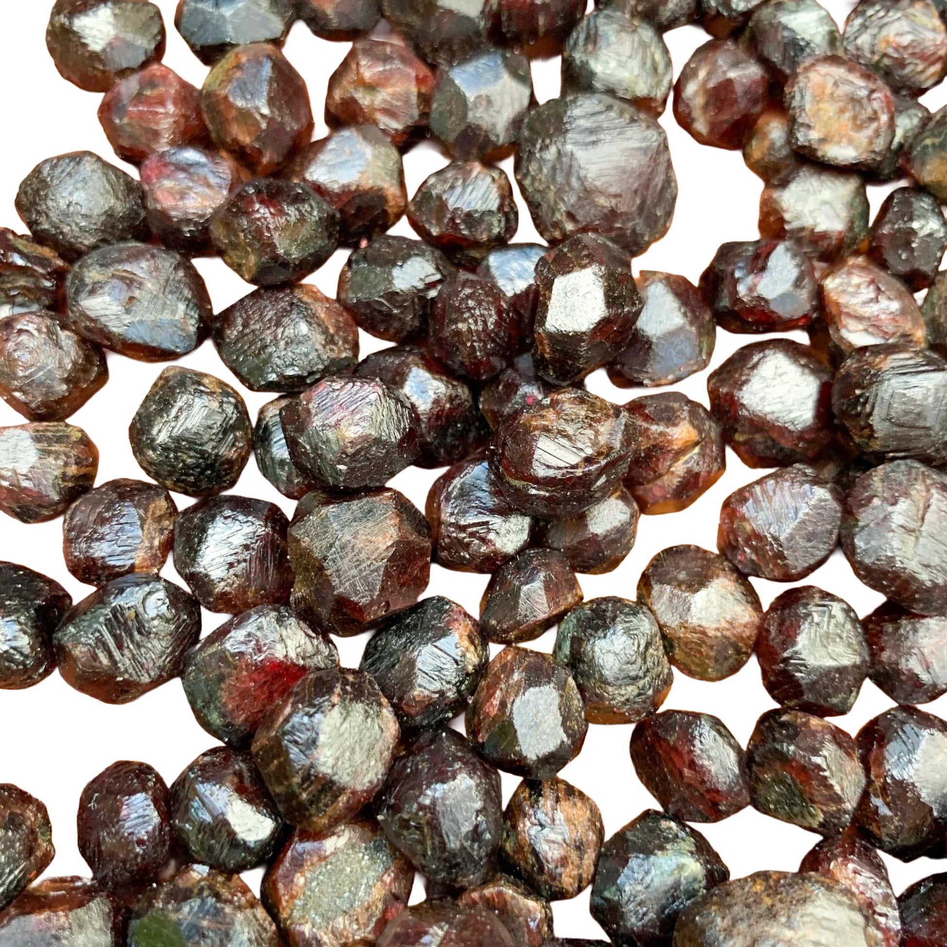 Full profile of Grade AA Garnet raw ready to ship from Beyond Bohemian