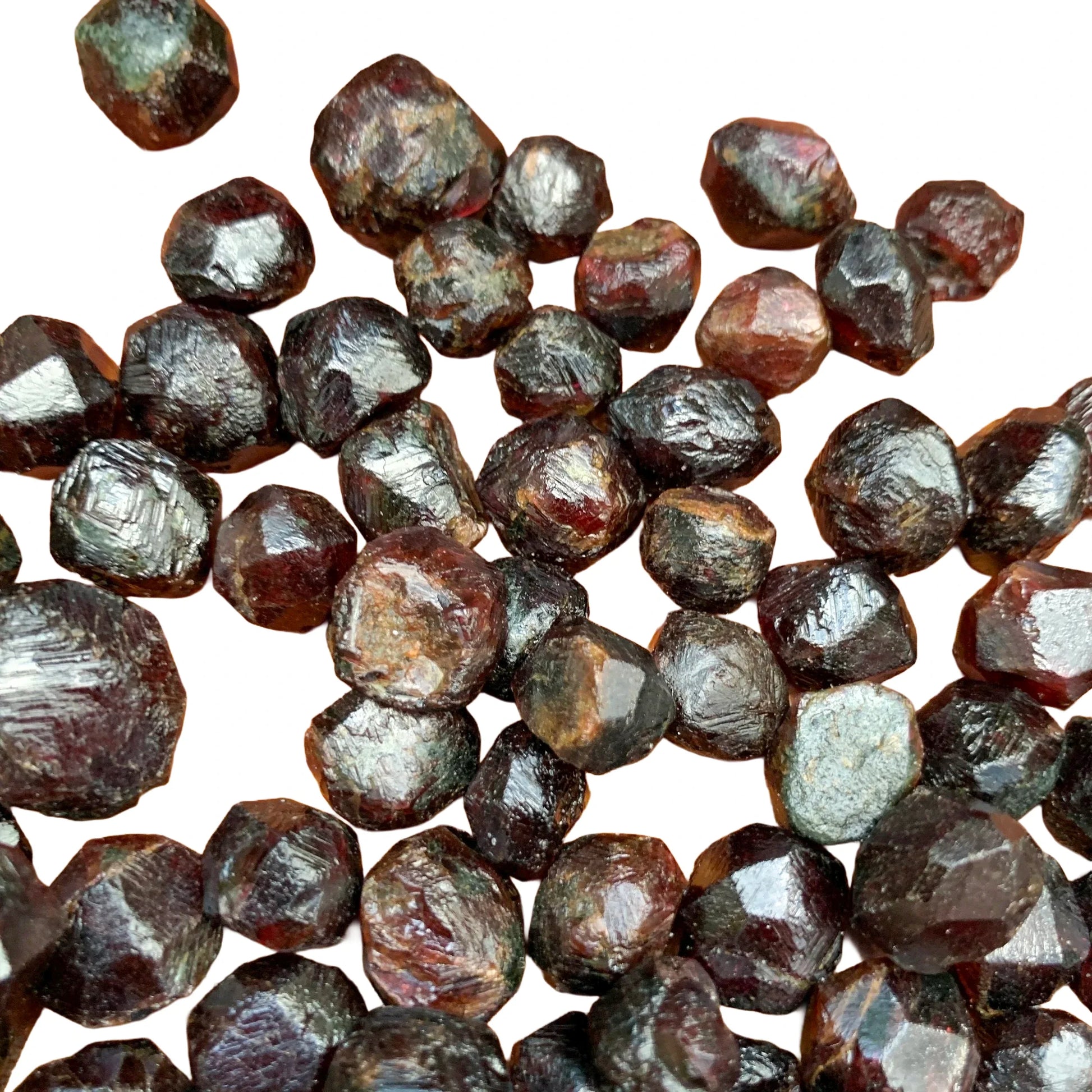 Full profile of Grade AA Garnet raw ready to ship from Beyond Bohemian