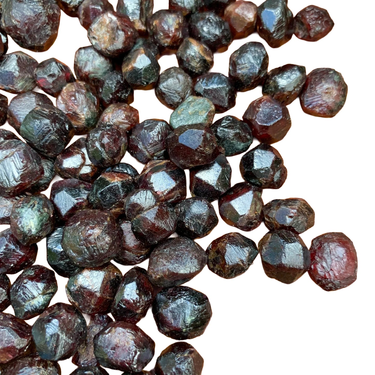 Full profile of Grade AA Garnet raw ready to ship from Beyond Bohemian