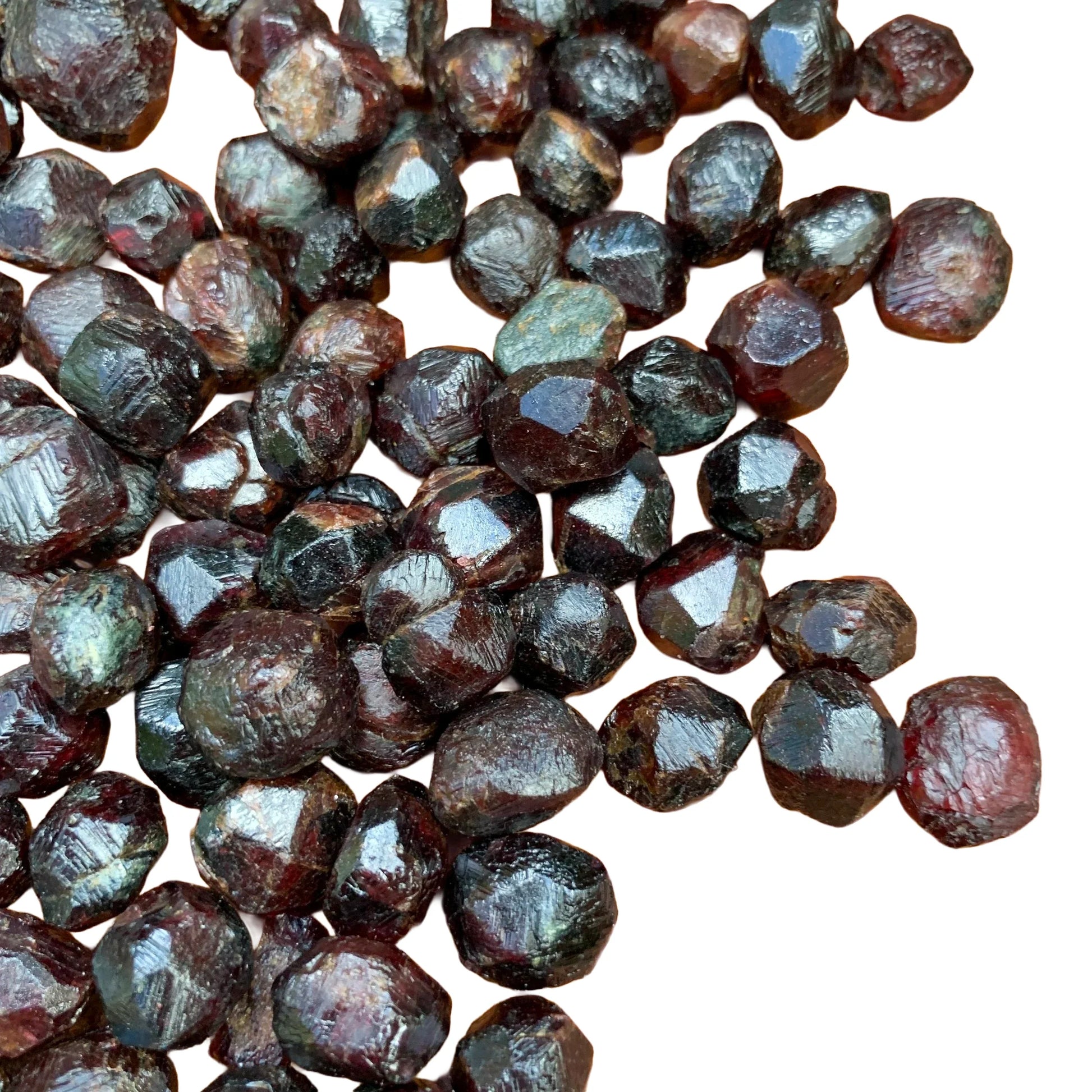 Full profile of Grade AA Garnet raw ready to ship from Beyond Bohemian