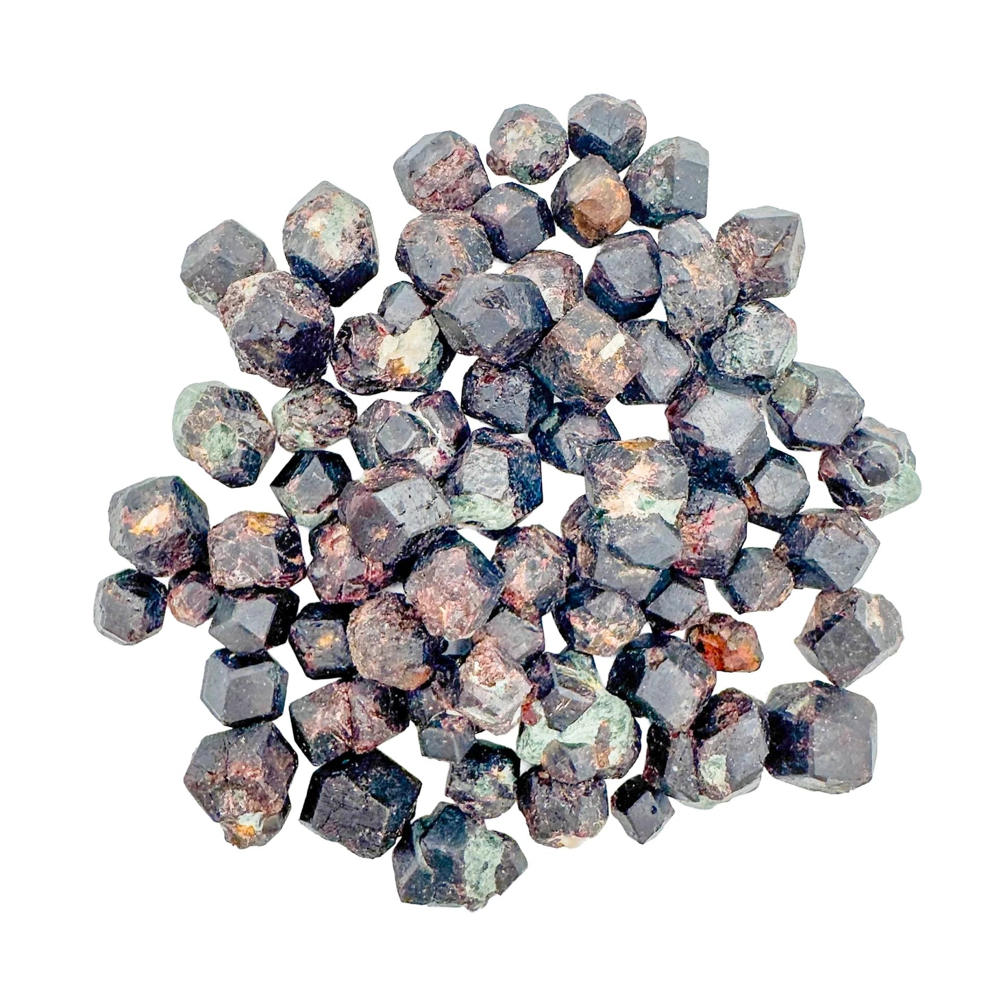 Close detail of Grade AA Fuchsite raw stone, worked with for Healing, showing raw matrix.
