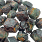 Natural light view of one Fuchsite raw stone for scale, from Mashonaland West, Zimbabwe.