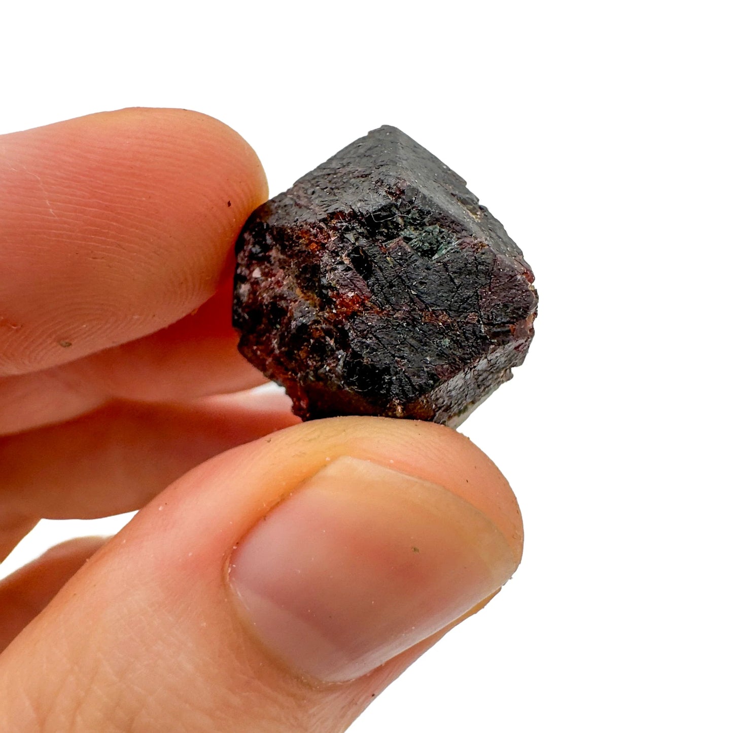 Companion image of Fuchsite raw crystal, associated with Self Love, shown in its everyday setting.