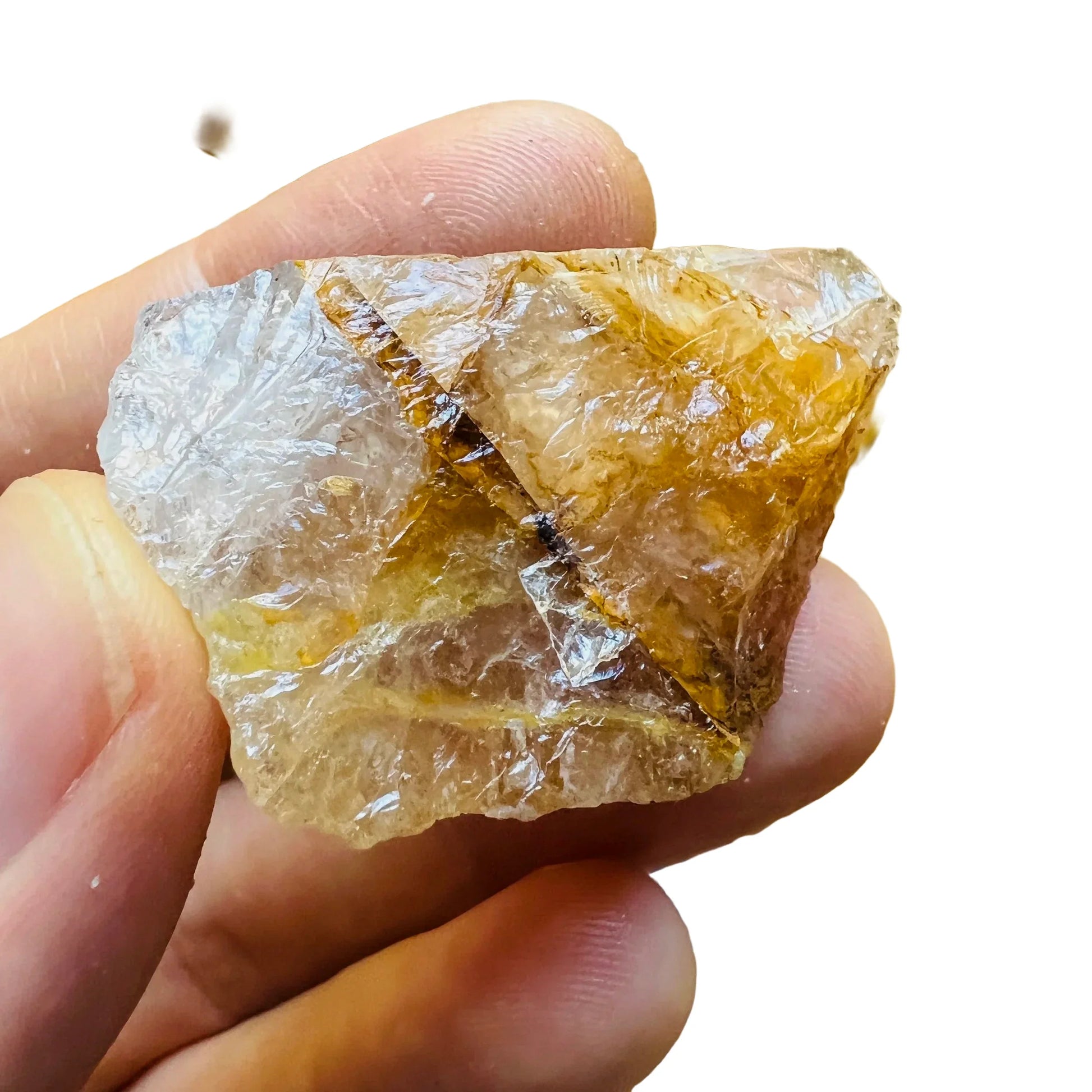 Full profile of Grade AA Golden Healer raw ready to ship from Beyond Bohemian