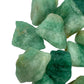Looking down on Aventurine raw stone, to support Luck and Abundance, showing natural sheen.