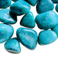 Bird's-eye view of Grade AA Aventurine tumbled stone, hand-selected from Minas Gerais, Brazil.