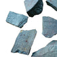 Underside view of Hematite raw stone, showing natural sheen, Brazil-sourced.