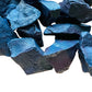 Overhead angle of Hematite raw stone, Brazil-sourced, linked to Grounding.