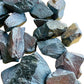 Alternate angle of Hematite raw stone, sourced from Brazil.
