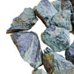 Side perspective of Kambaba Jasper raw stone, Madagascar-sourced.