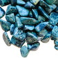 Close-up of Kambaba Jasper tumbled stone, showing natural inclusions, carried for Grounding and Stress Relief.