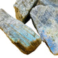 Full profile of Grade AAA Labradorite raw ready to ship from Beyond Bohemian