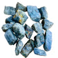 Macro view of Labradorite raw stone, hand-selected from Atsimo-Andrefana, Madagascar, associated with Intuition and Protection.