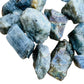 Aerial view of Labradorite raw stone, often paired with practices around Intuition, Madagascar-sourced.