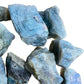 Natural light view of a Labradorite raw stone kept close for Intuition and Protection.