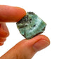 Natural light context of Larimar raw crystal, from Barahona Province, Dominican Republic, linked to Love, set to give a sense of weight.