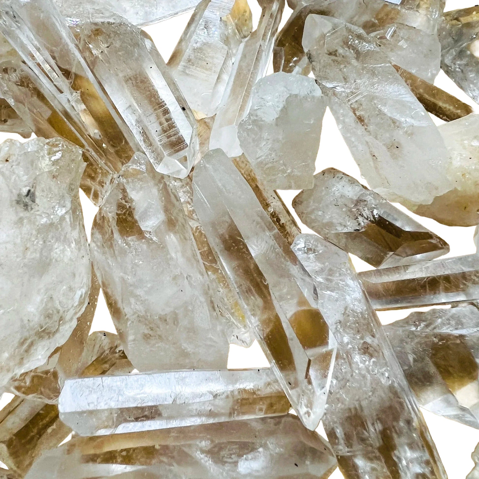 Full profile of Grade AA Lemurian Quartz point ready to ship from Beyond Bohemian