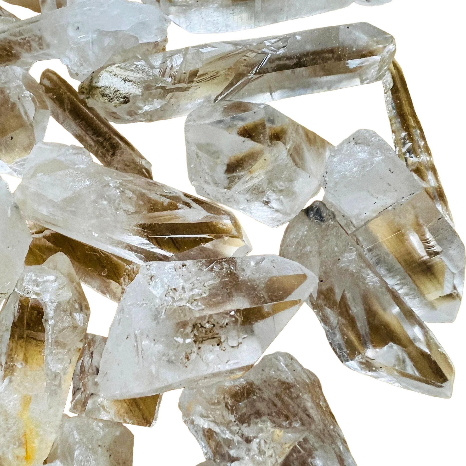 Full profile of Grade AA Lemurian Quartz point ready to ship from Beyond Bohemian