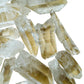 Reverse angle of clear Lemurian Quartz raw point, sourced from Minas Gerais, Brazil, carried for Meditation.