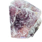Top view of Lepidolite raw stone, showing open form, sourced from Brazil.