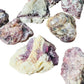 Close-up of Lepidolite specimen, from Minas Gerais, Brazil, showing subtle veining.