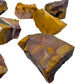 Profile view of Grade AA Mookaite raw stone, showing natural form, traditionally used for Grounding.