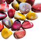 Mookaite tumbled stones, Grade AA, Australian jasper in red, mustard and cream tones