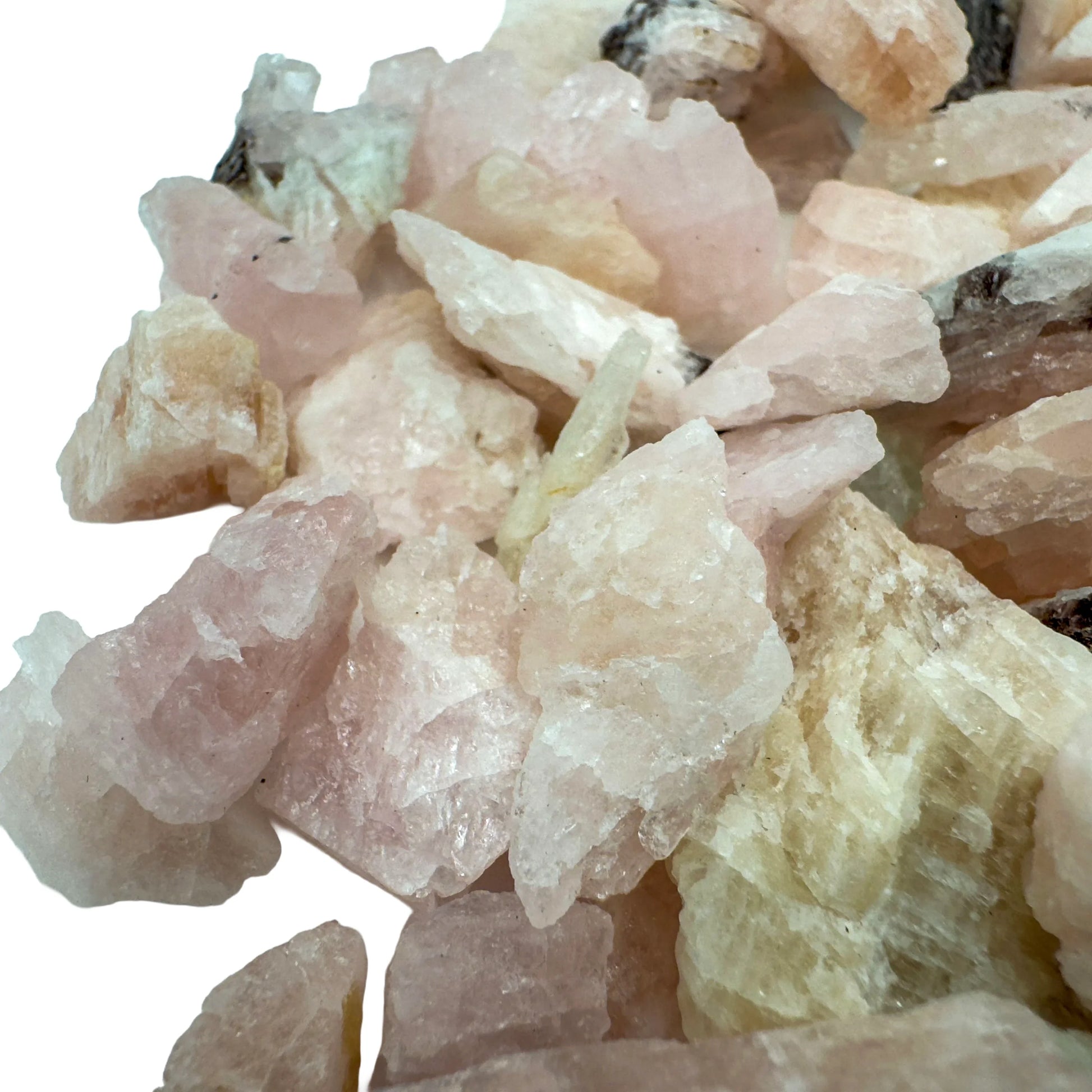 Raw Morganite rough from Minas Gerais Brazil bulk lot