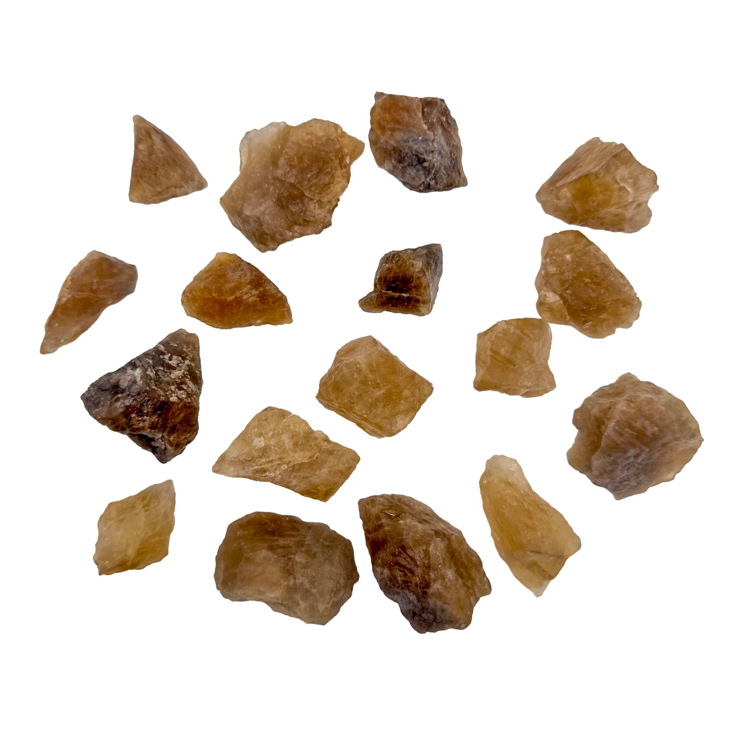 Raw Natural Citrine rough unheated from Minas Gerais Brazil bulk lot