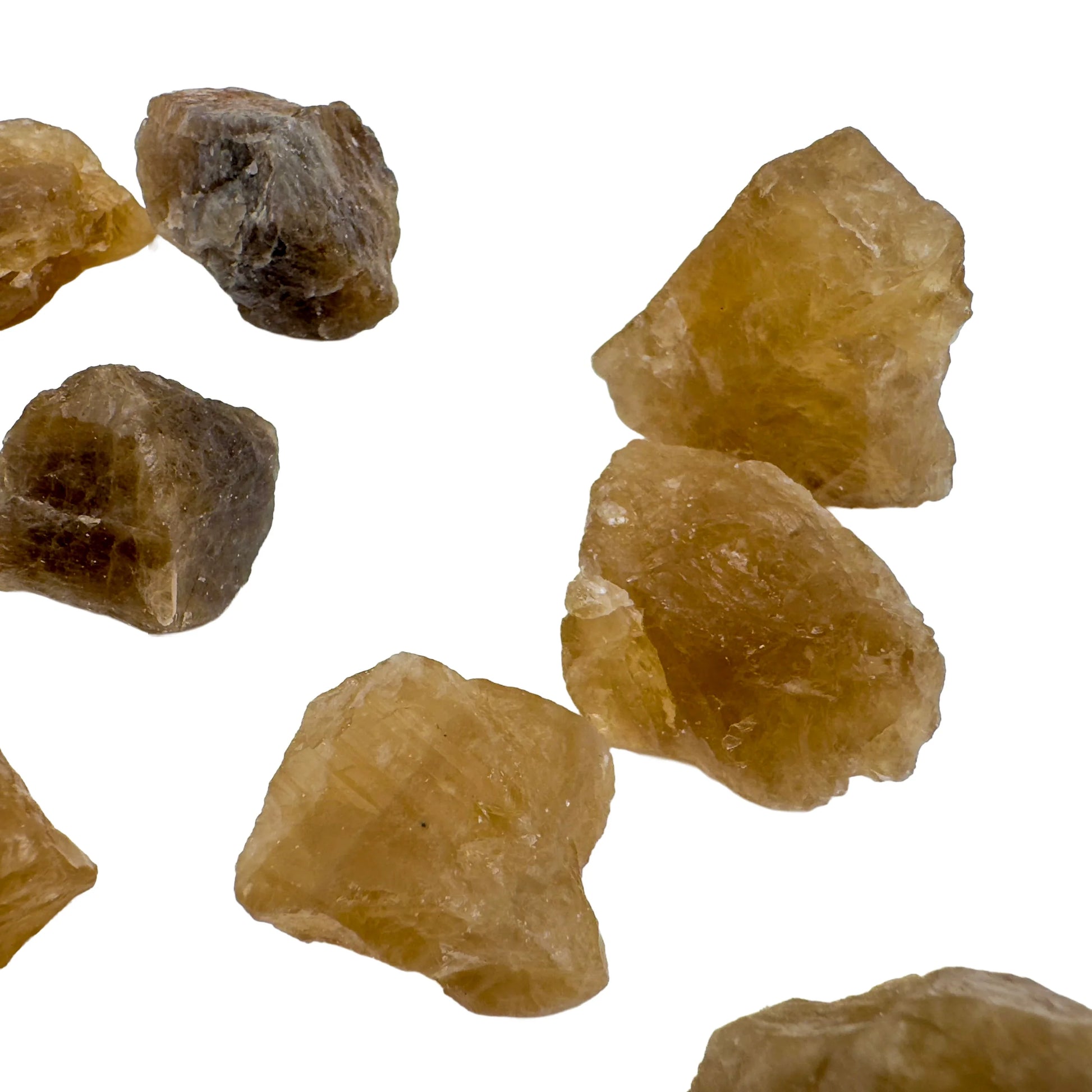 Raw Natural Citrine rough unheated from Minas Gerais Brazil bulk lot