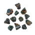 Back view of Grade AA Ocean Jasper raw showing natural surface
