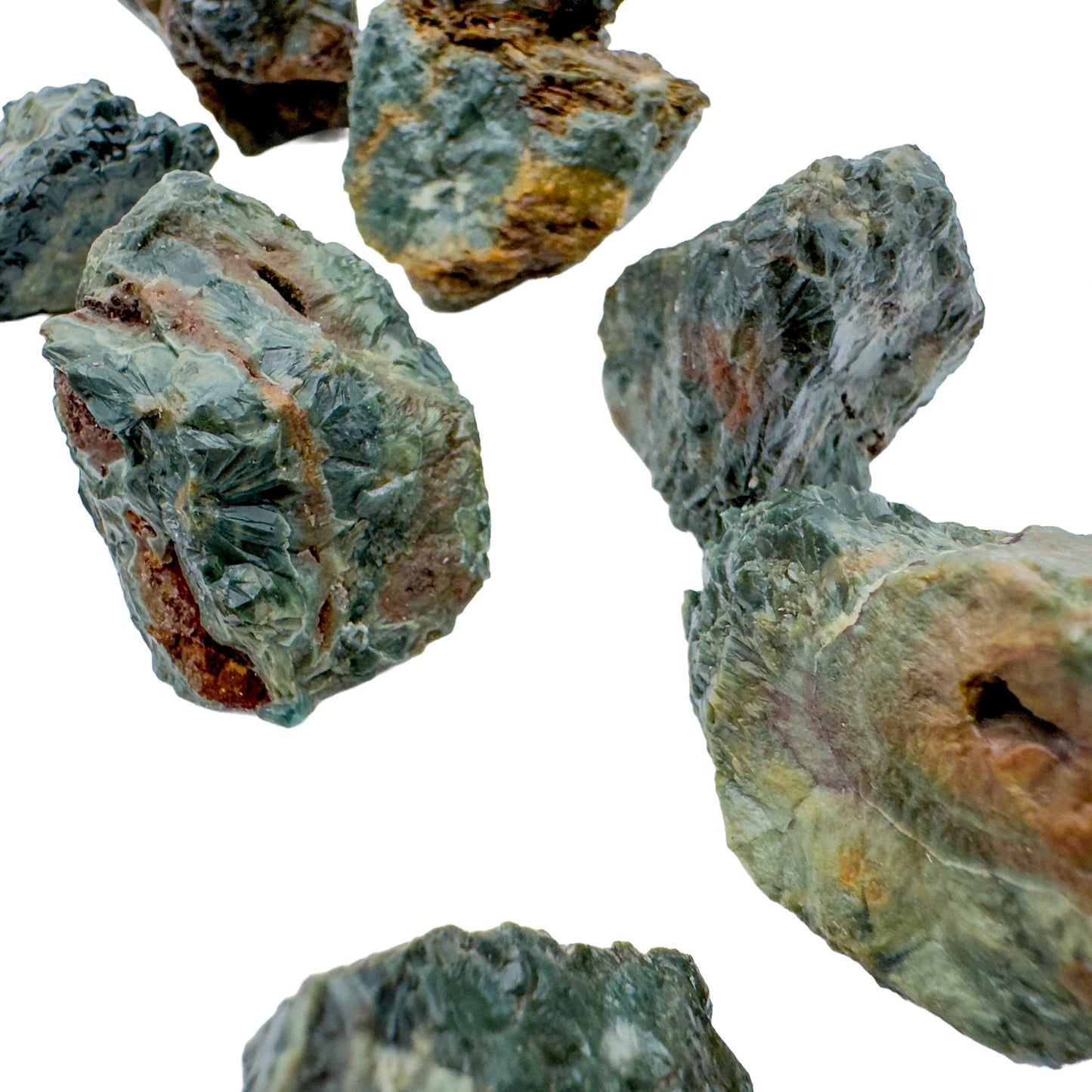 Full profile of Grade AA Ocean Jasper raw ready to ship from Beyond Bohemian