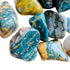Underside detail of Ocean Jasper tumbled stone, associated with Emotional Healing, showing characteristic patterning.