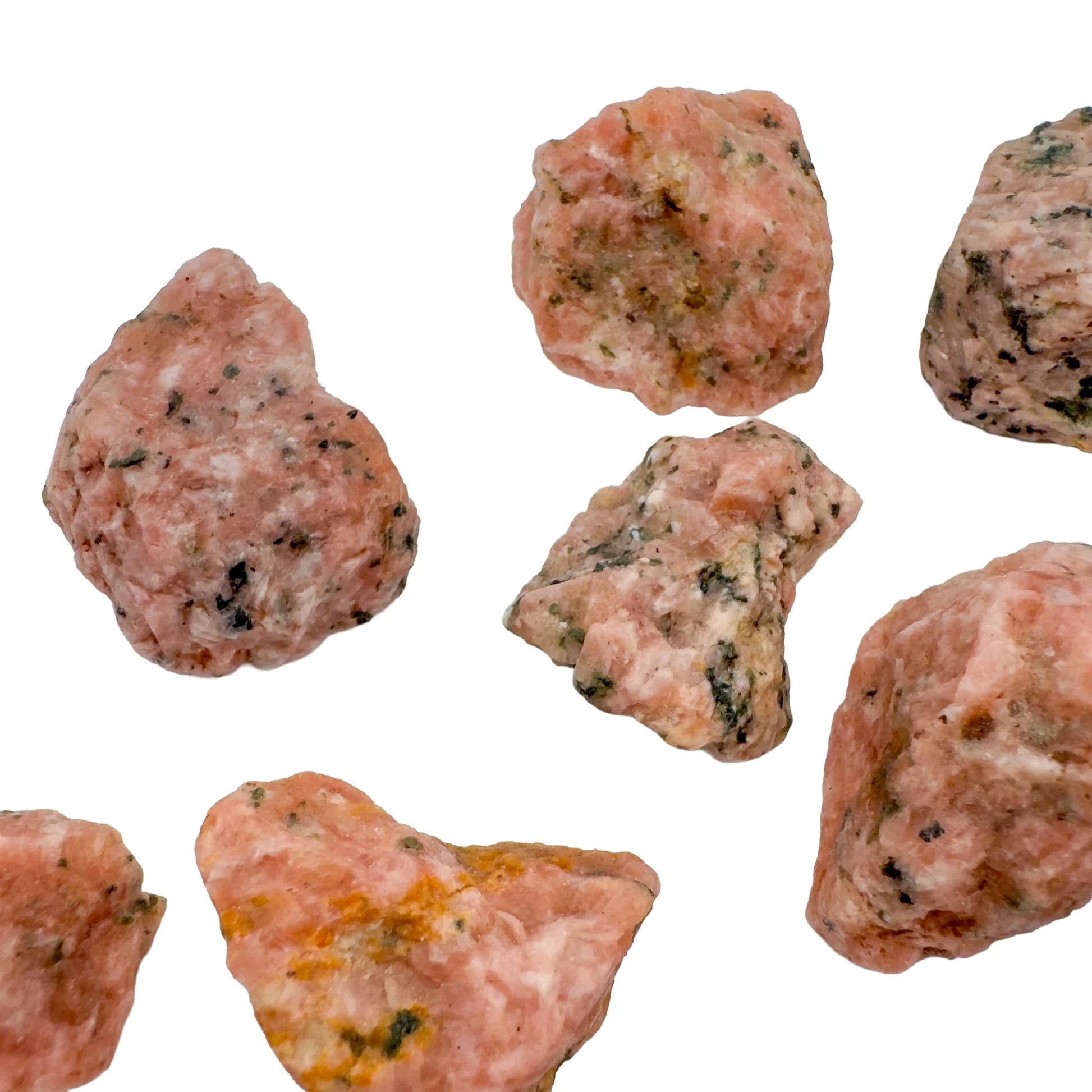 Lifestyle view of a Orange Calcite raw stone often paired with practices around Energy and Creativity, sourced from Betsiboka.