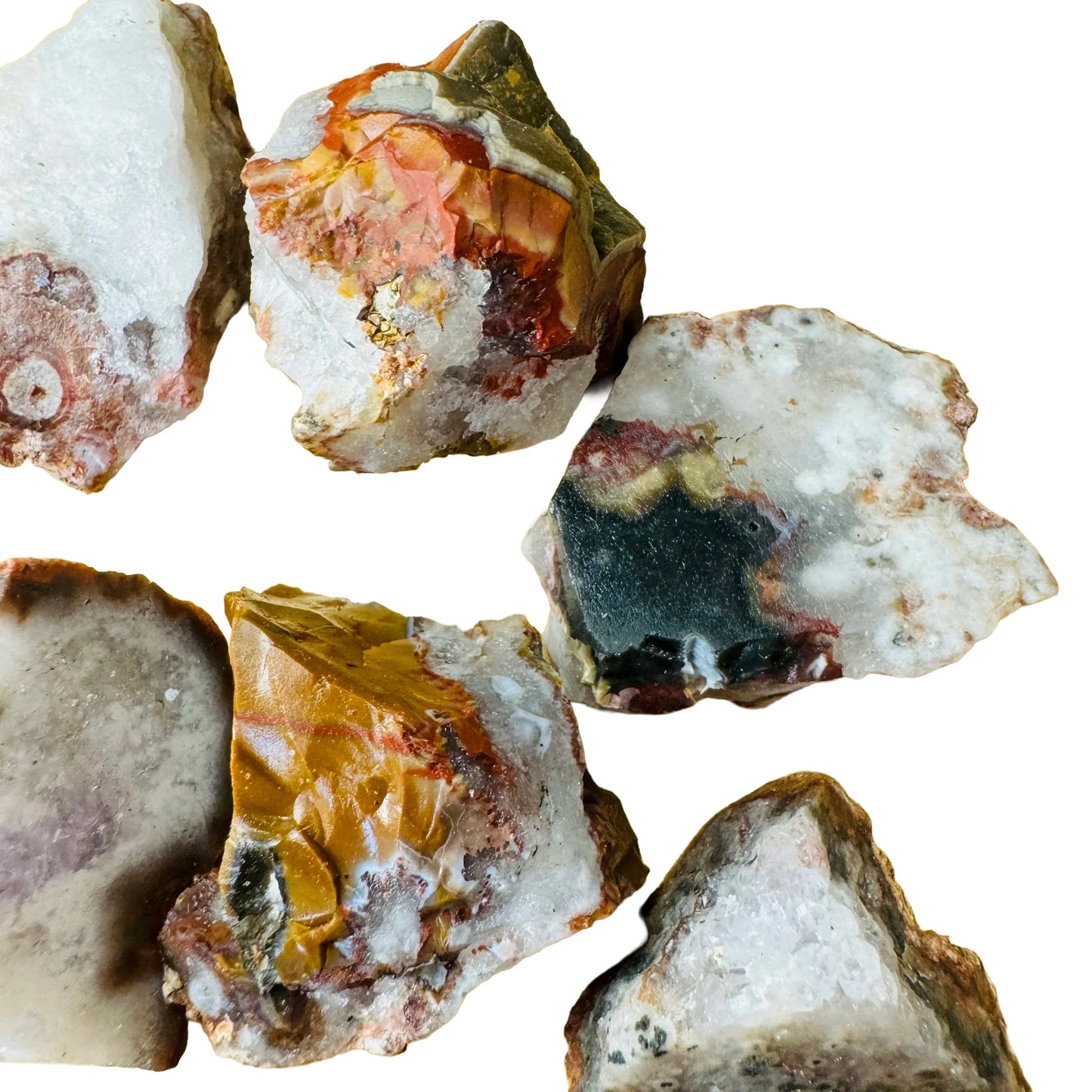 Full profile of Grade A Patagonia Agate raw ready to ship from Beyond Bohemian