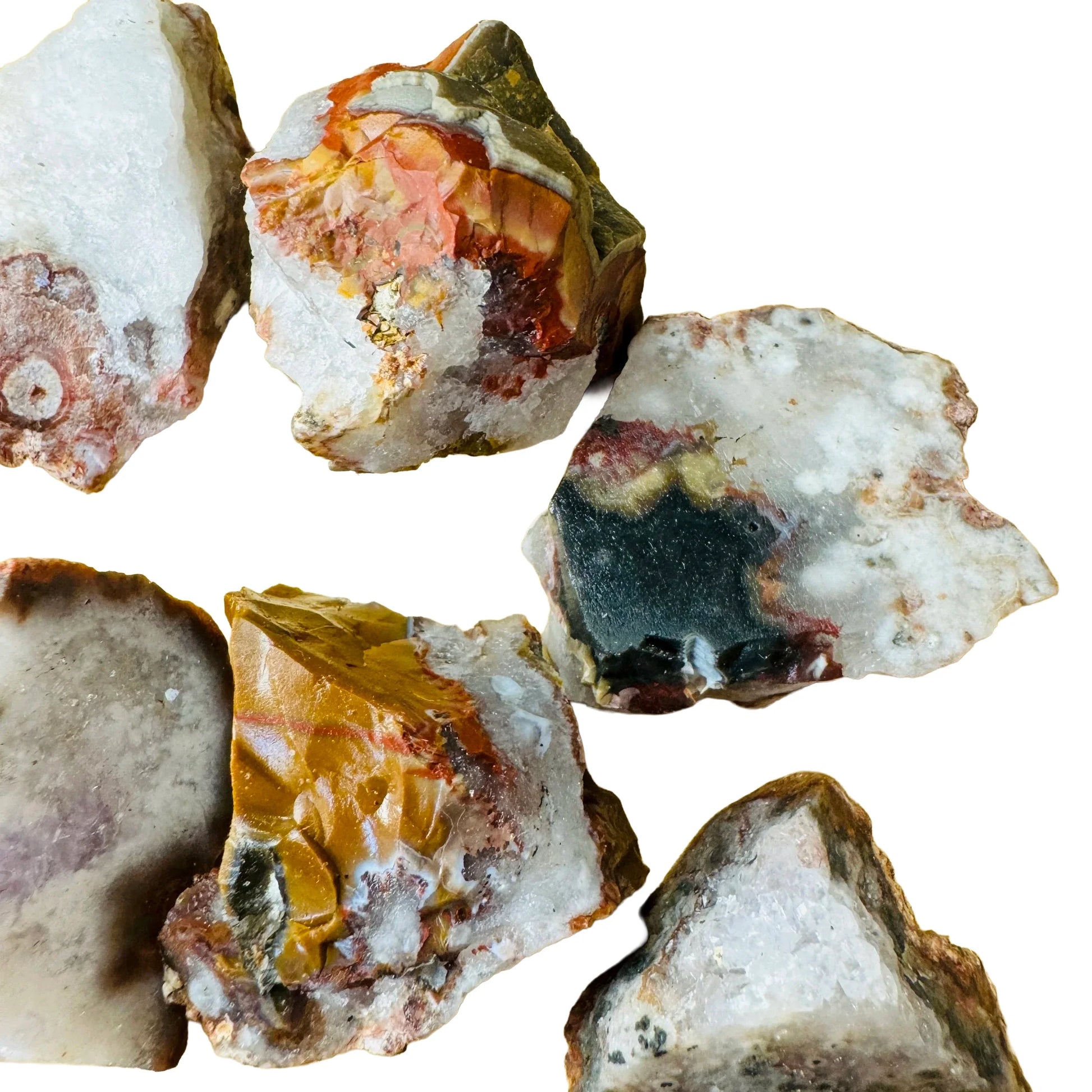 Full profile of Grade A Patagonia Agate raw ready to ship from Beyond Bohemian
