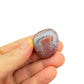 Full profile of Grade AA Red Agate tumbled stone ready to ship from Beyond Bohemian