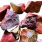 Reverse side of Red Jasper raw stone, showing characteristic patterning.