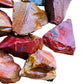 Full profile of Grade AA Red Jasper raw ready to ship from Beyond Bohemian