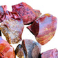 Full profile of Grade AA Red Jasper raw ready to ship from Beyond Bohemian