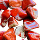 Full profile of Grade AA Red Jasper tumbled stone ready to ship from Beyond Bohemian