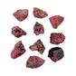 Rhodonite Crystals for Emotional Healing, Grounding & Love — black rough natural, AA grade from Zimbabwe