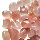 Full profile of Grade AAA Rose Quartz tumbled stone ready to ship from Beyond Bohemian