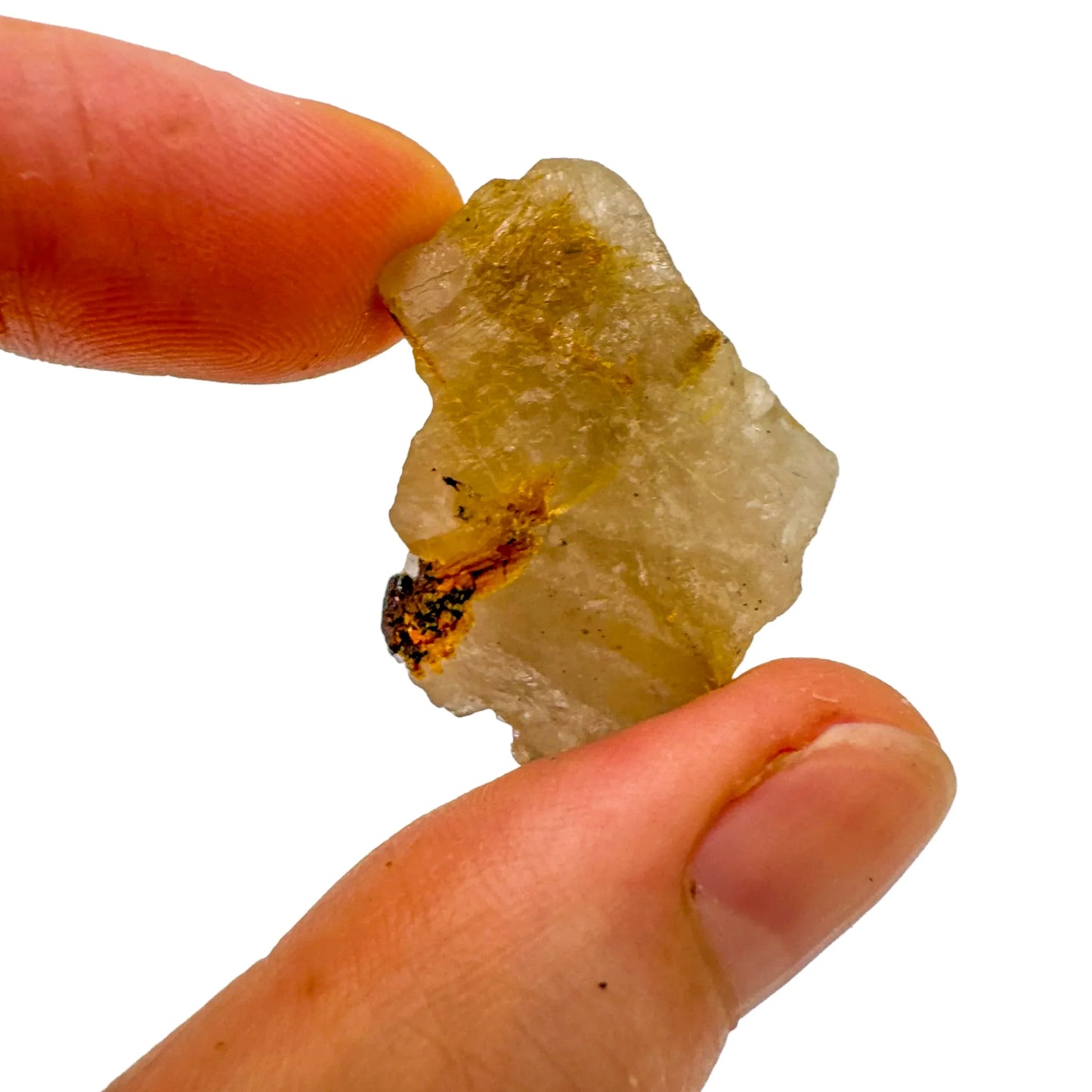 Detail shot of Grade A Quartz raw under natural light