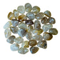 Full piece view of Quartz tumbled stone, from Minas Gerais, Brazil, linked to Meditation, with natural details visible.