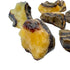 Edge-on view of Septarian raw stone, sourced from Madagascar.